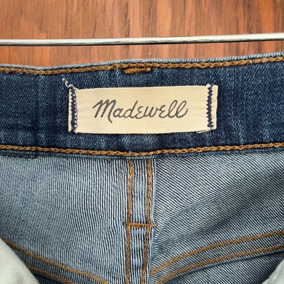 Madewell 10" High Rise Skinny Jeans, Danny Wash TENCEL Denim Edition, 26 R - Picture 3 of 5